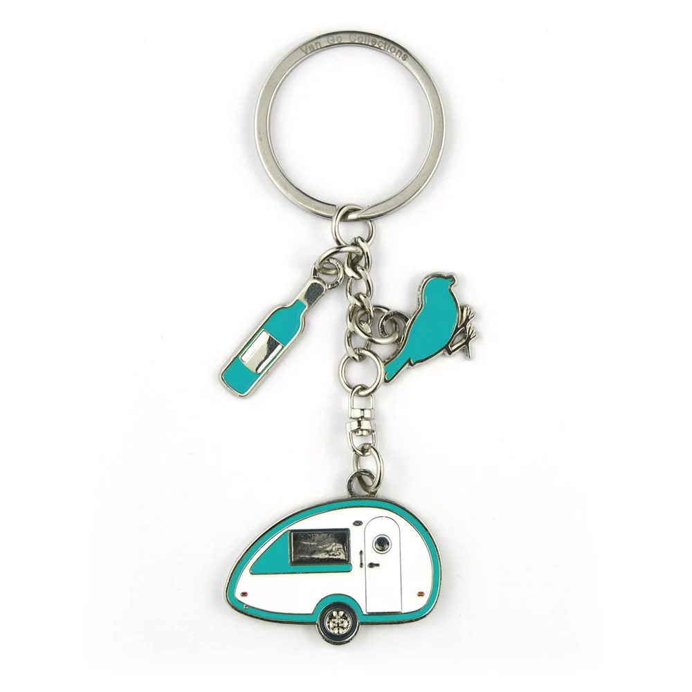 Van Go Collections Key Rings | Various Caravan & RV Themed Designs & Colours - Image 23