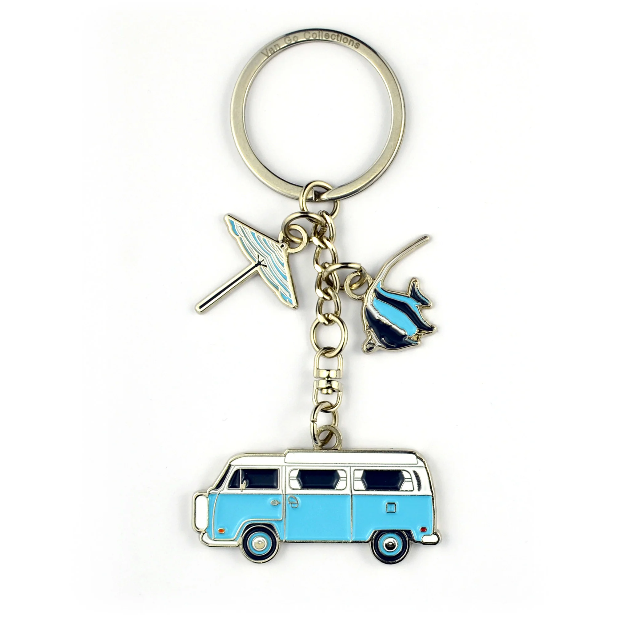 Van Go Collections Key Rings | Various Caravan & RV Themed Designs & Colours - Image 4